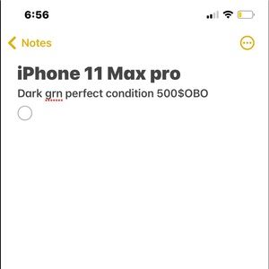iPhone 11 max pro